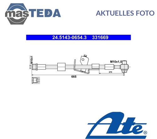 245143 06543 tubo freno - 245143-06543,